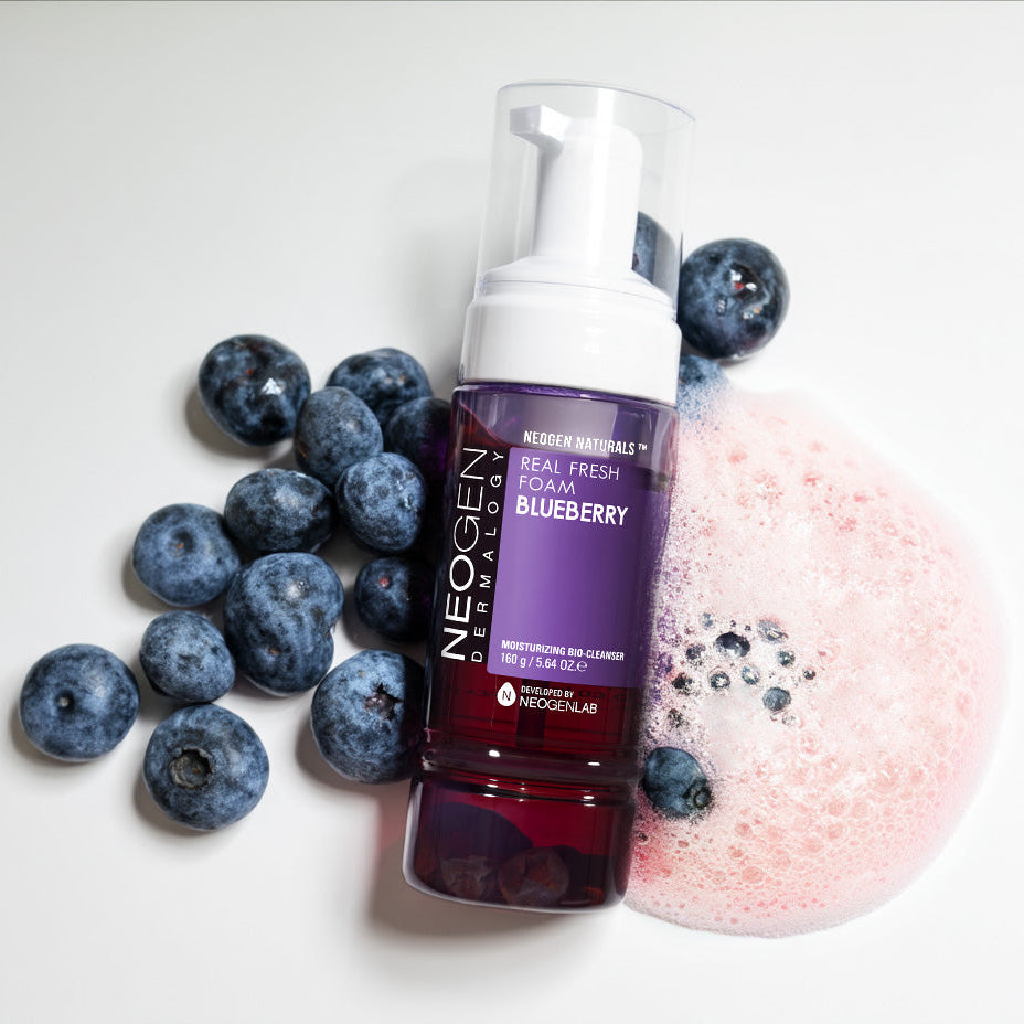 Neogen Real Fresh Foam Cleanser Blueberry 160g — Neogen official product image 3