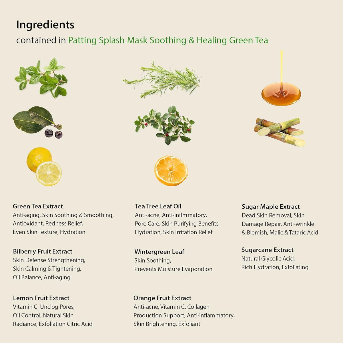Blithe Patting Splash Mask Soothing & Healing Green Tea 150ml product detail image 6