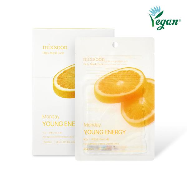 Mixsoon Daily Mask Pack — Monday Young Energy 20ml × 10 product image 1