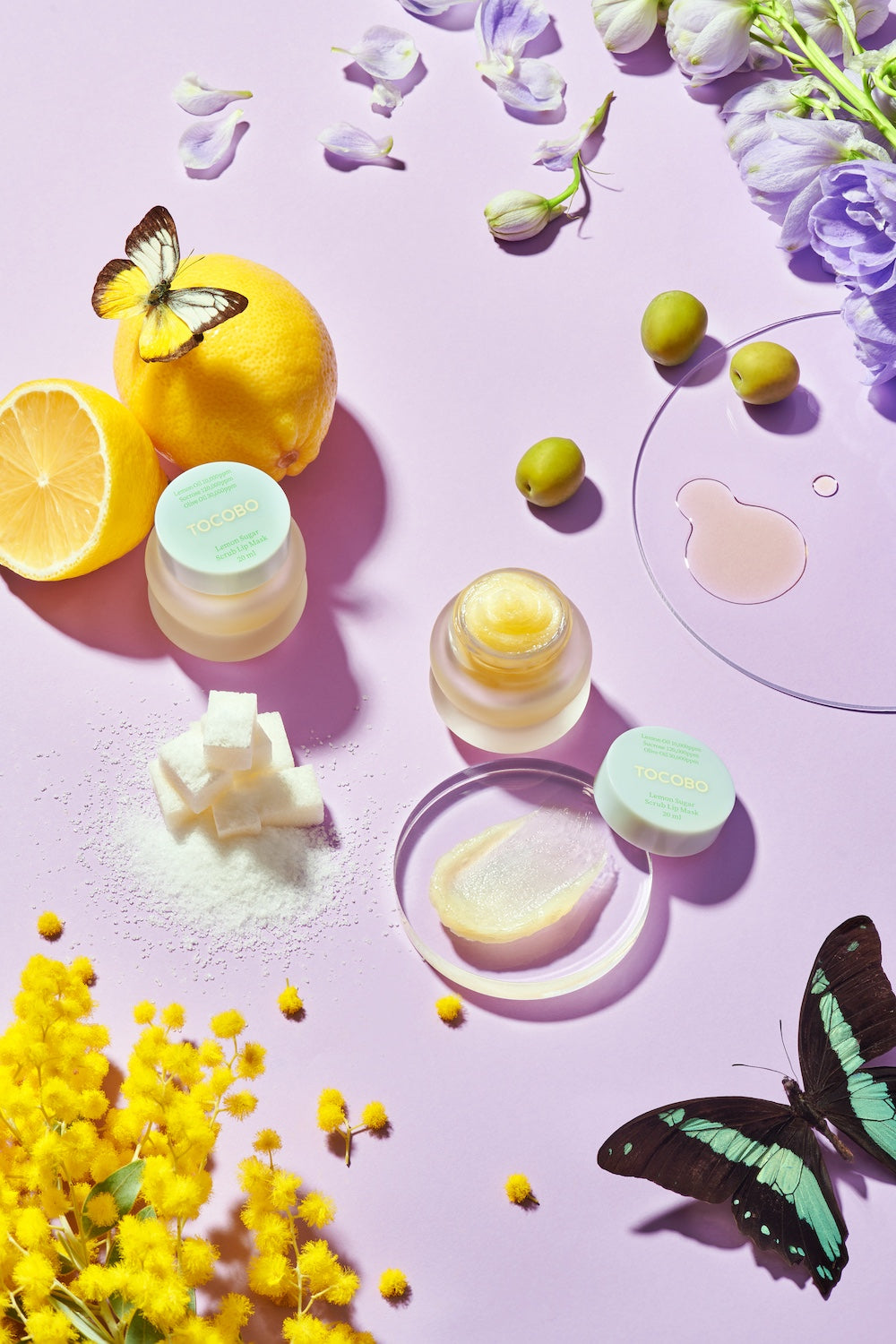 TOCOBO Lemon Sugar Scrub Lip Mask 20ml - official product image 9