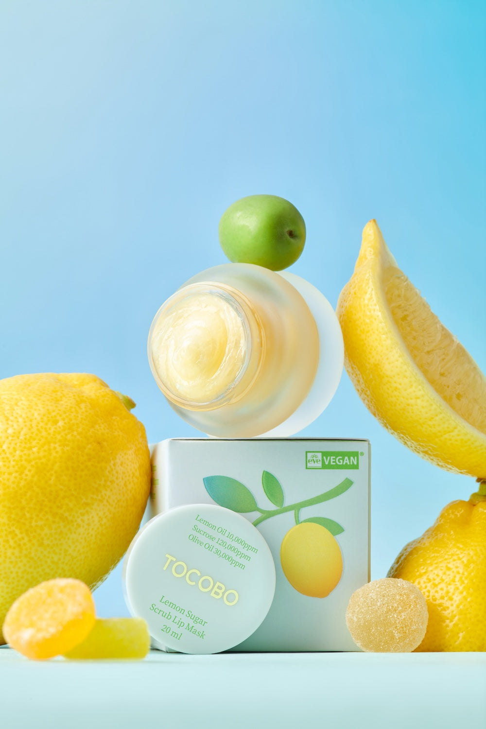 TOCOBO Lemon Sugar Scrub Lip Mask 20ml - official product image 11
