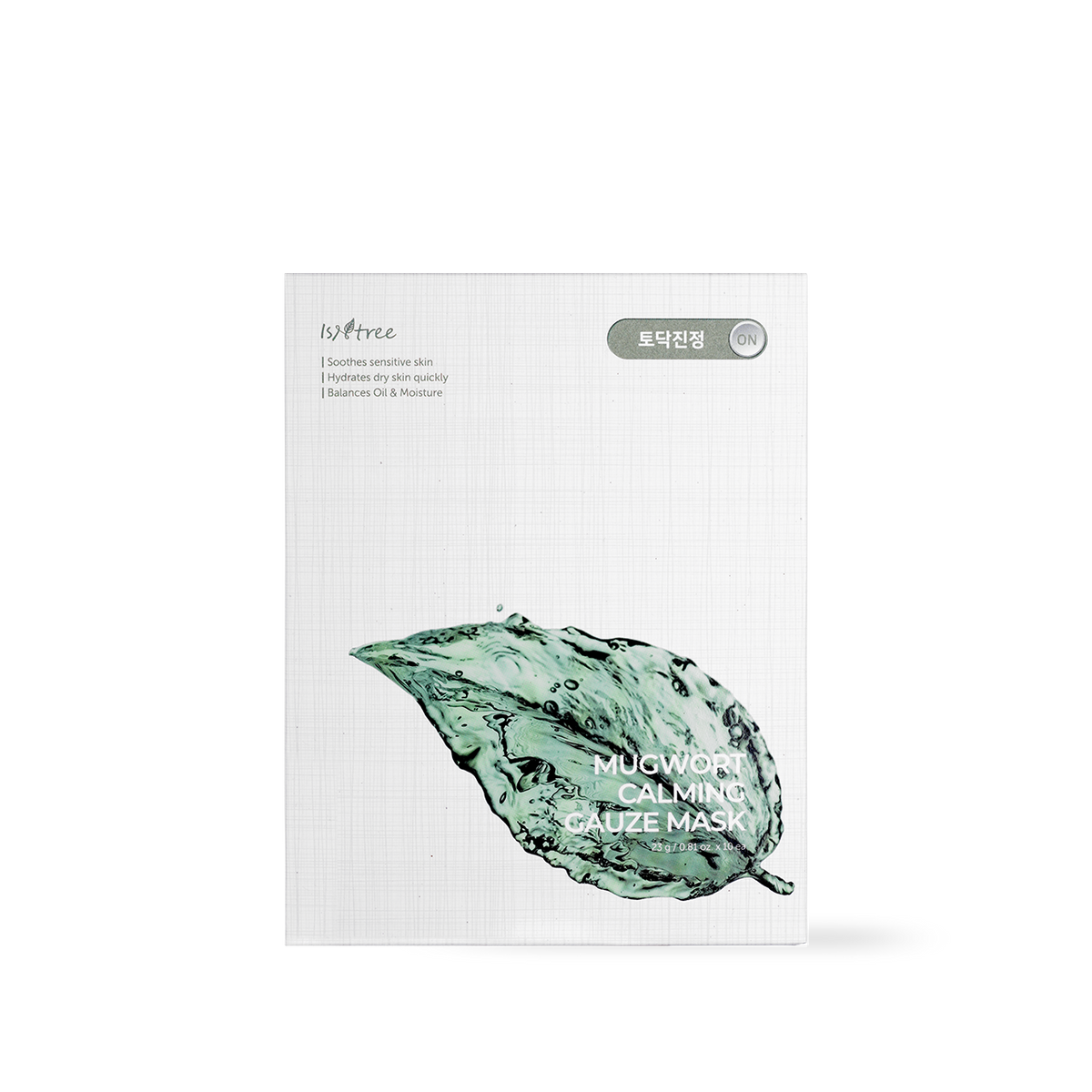 Isntree Mugwort Calming Gauze Mask 23g*10ea — Skin Care Masks & Peels product image 230