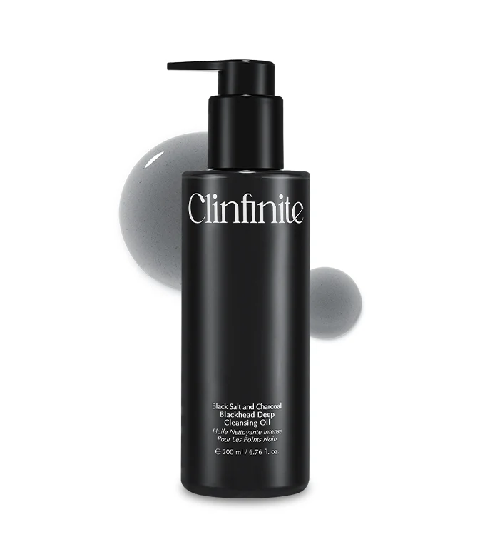 Clinfinite Black Salt & Charcoal Blackhead Deep Cleansing Oil 200ml product image 1