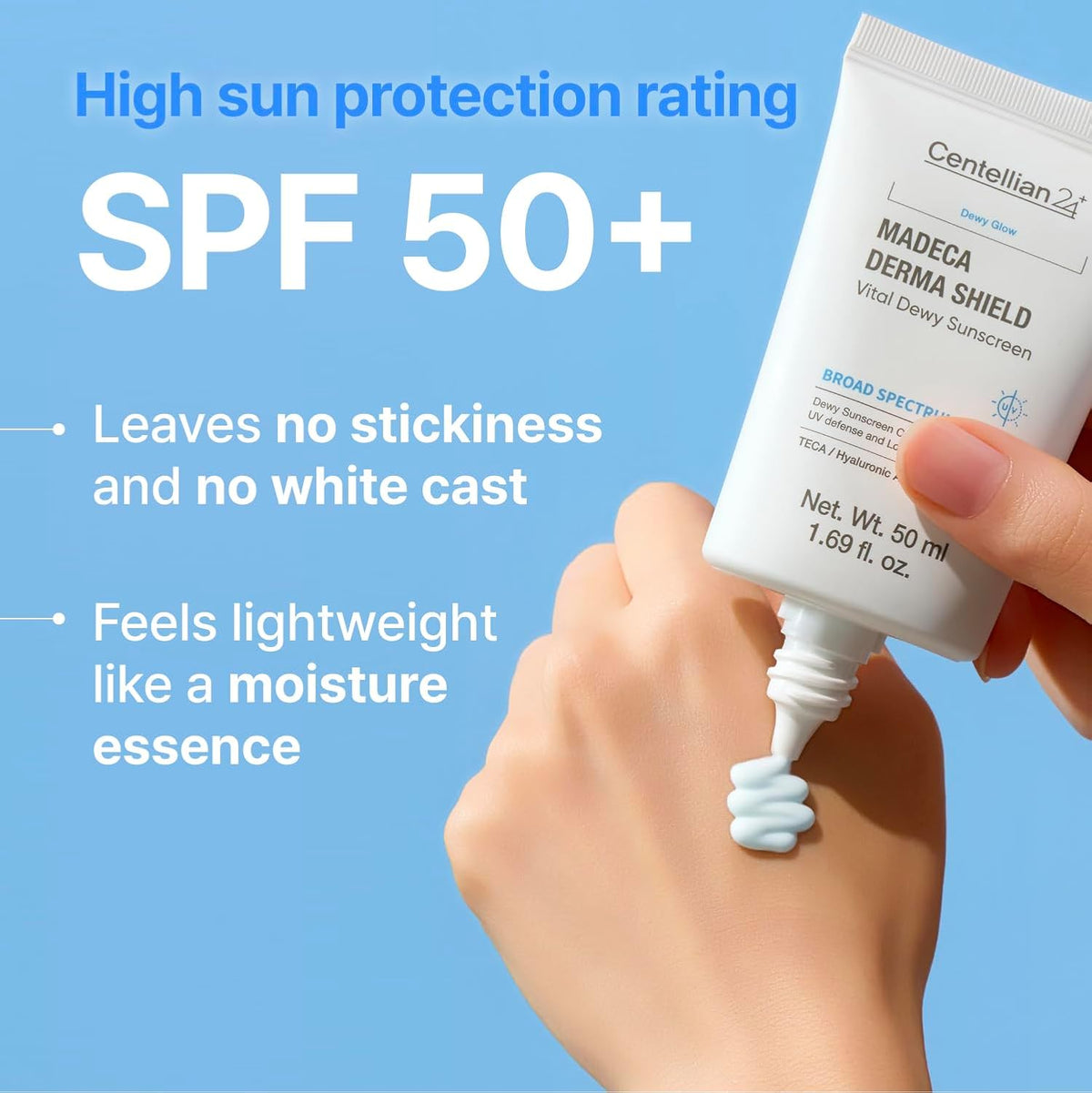 Centellian24 Madeca Derma Shield Vital Dewy Sun Cream (OTC) 50ml — product detail image 6