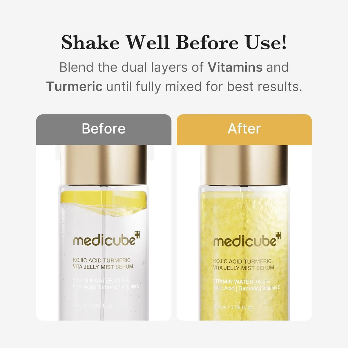 Medicube Kojic Acid Turmeric Vita Jelly Mist Serum 100ml product image 8