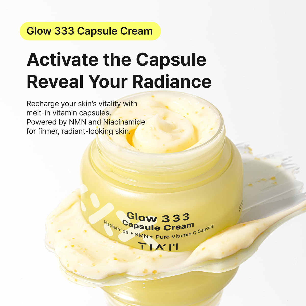 TIAM Glow 333 Capsule Cream 50ml — official product image 3