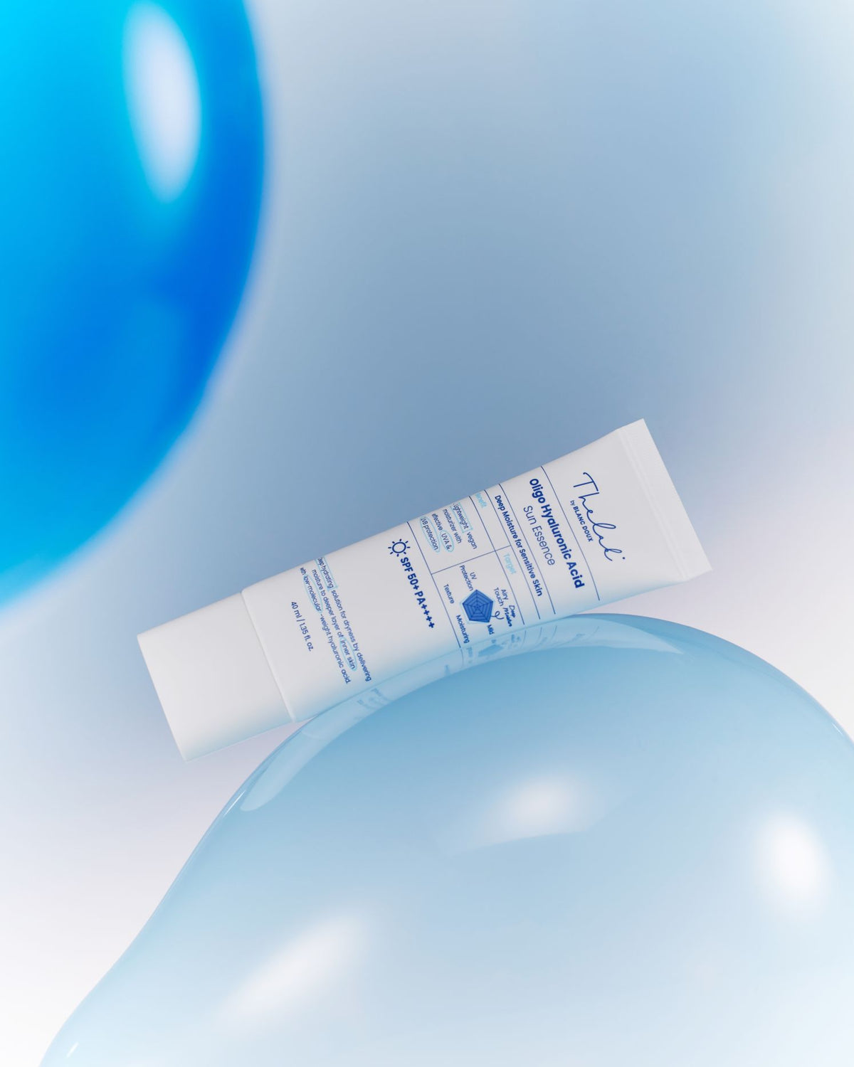 THE LAB by blanc doux Oligo Hyaluronic Acid Sun Essence 40ml — official product image 5