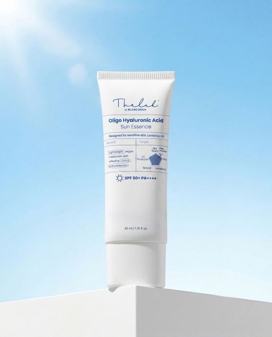THE LAB by blanc doux Oligo Hyaluronic Acid Sun Essence 40ml — official product image 2