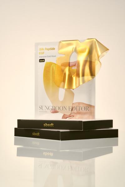 SUNGBOON EDITOR Silk Peptide EGF Intensive Gold Mask 37g*4ea — official product image 1
