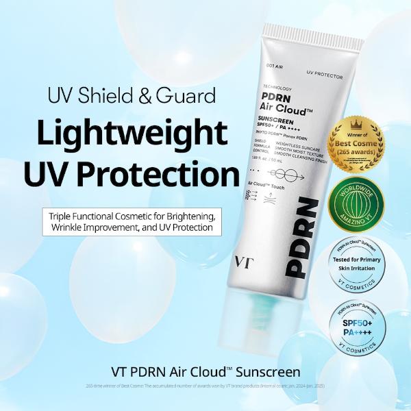 VT Cosmetics PDRN Air Cloud Sunscreen 50ml - main product image