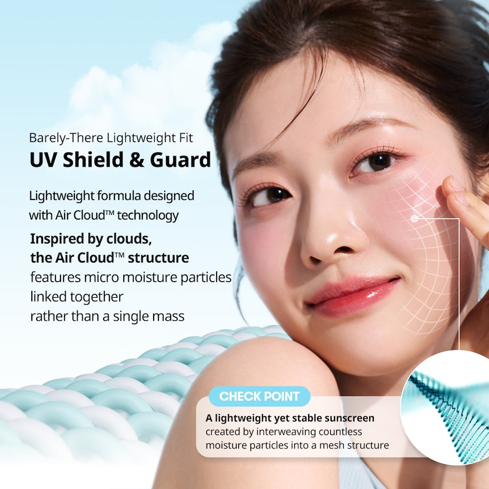 VT Cosmetics PDRN Air Cloud Sunscreen 50ml - official product image 4