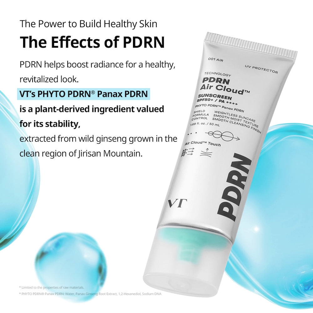 VT Cosmetics PDRN Air Cloud Sunscreen 50ml - official product image 8