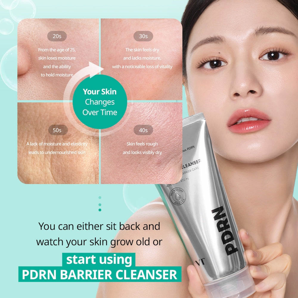 VT Cosmetics PDRN Barrier Cleanser 200ml - official product image 3