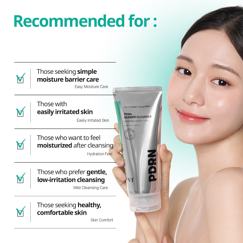 VT Cosmetics PDRN Barrier Cleanser 200ml - official product image 10
