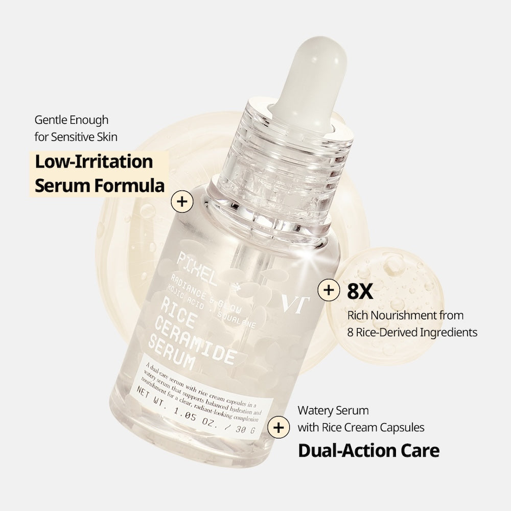 VT Cosmetics Rice Ceramide Serum 30ml - official product image 4
