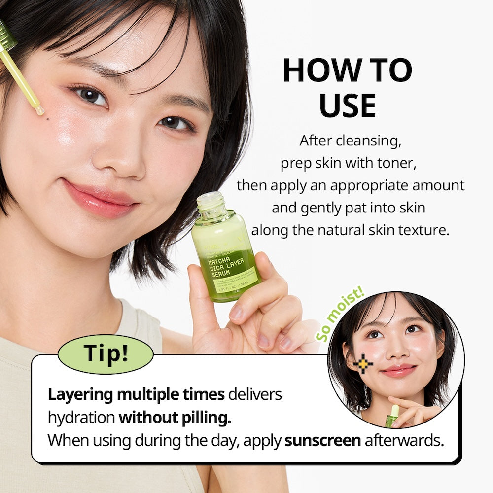VT Cosmetics Matcha CIca Layer Serum 30ml - official product image 14