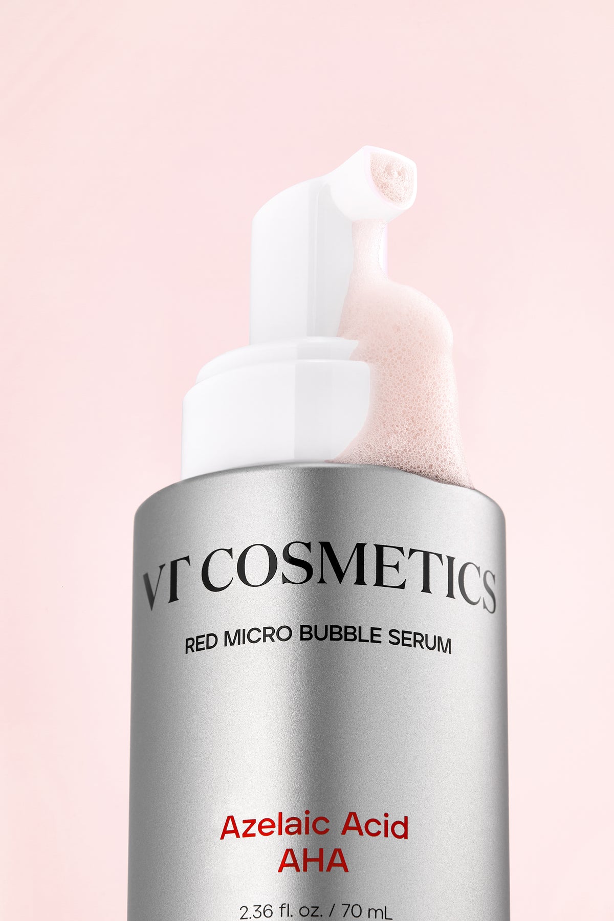 VT Cosmetics AZ AHA Red Micro Bubble Serum 70ml - official product image 3
