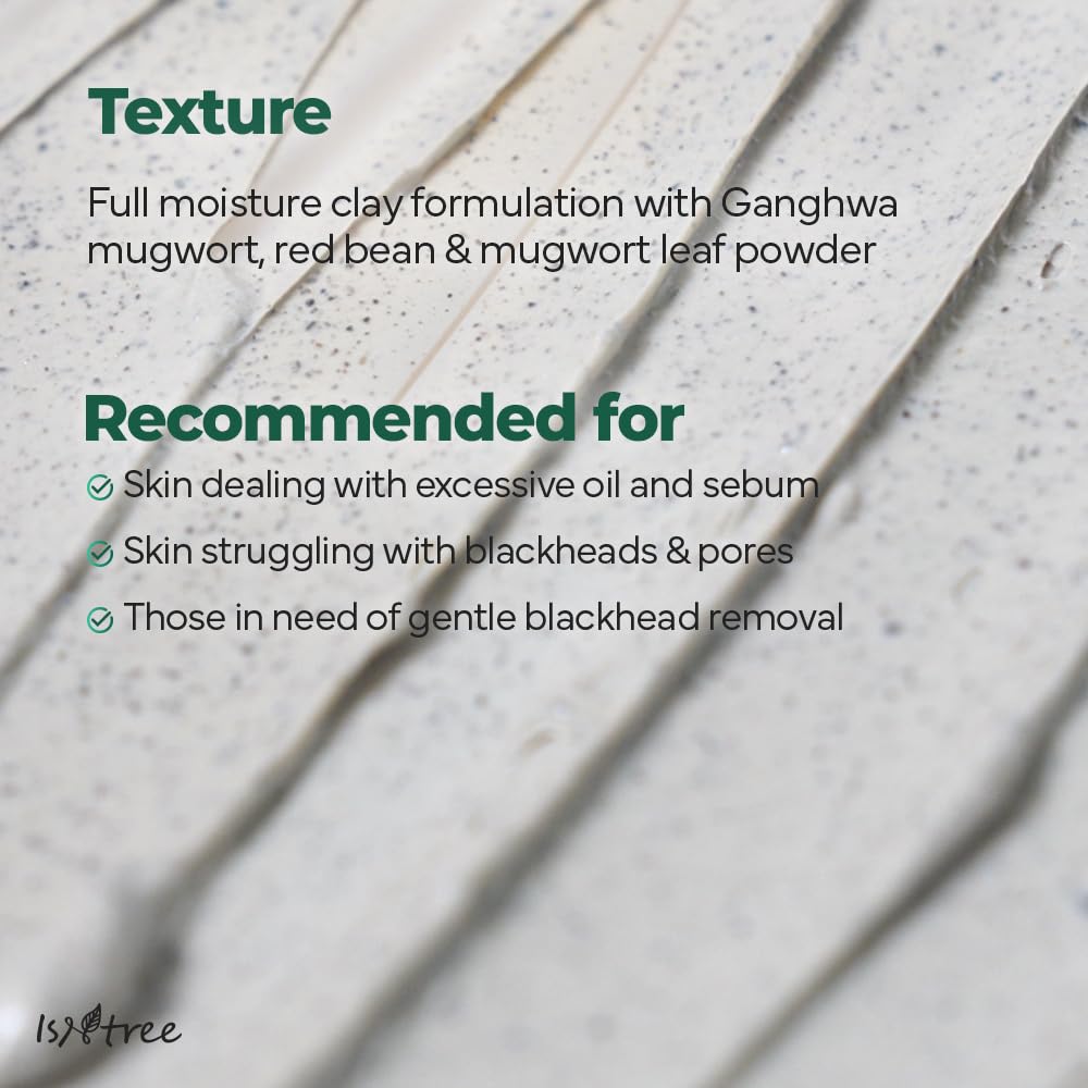 Isntree Mugwort Calming Clay Mask 100ml — Skin Care Masks & Peels product image 92