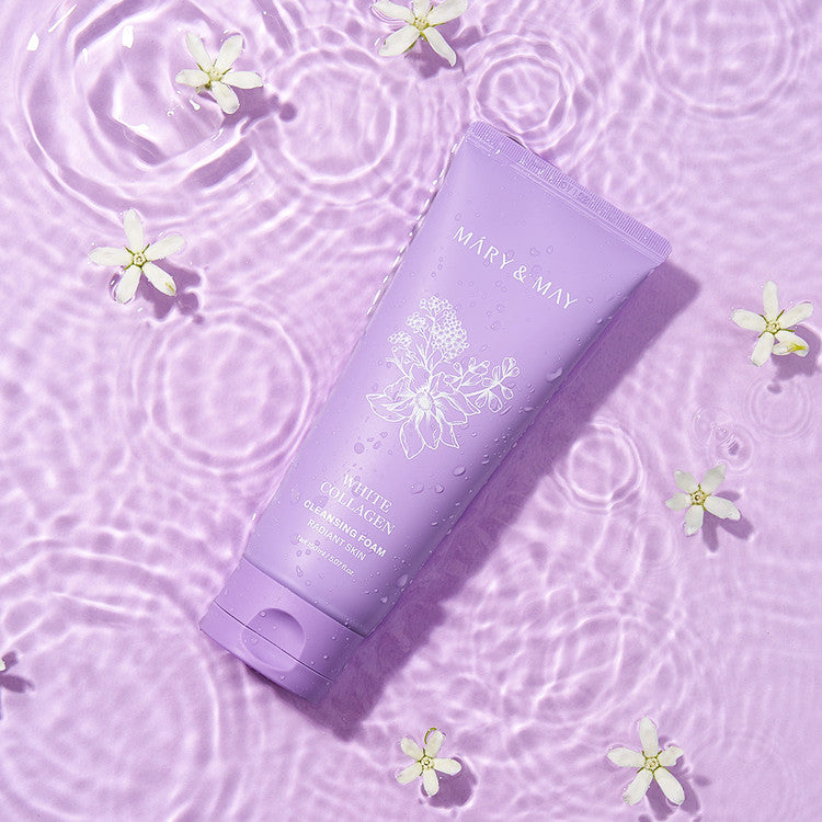 Mary&May White Collagen Cleansing Foam Duo Twin Pack (150ml x2) product image 7