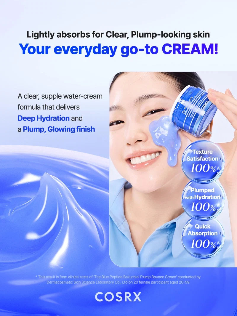 COSRX The Blue Peptide Bakuchiol Plump Bounce Cream 50ml — product detail image 4