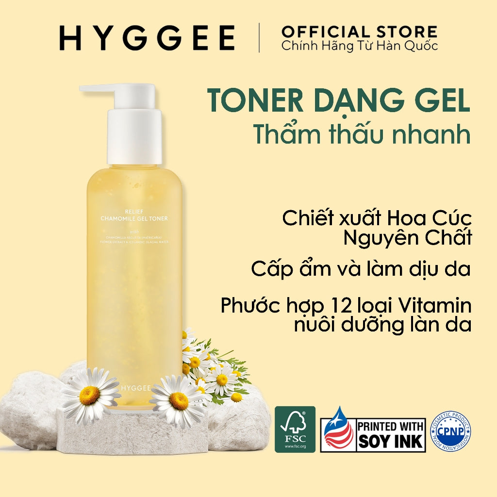 Hyggee Relief Chamomile Gel Toner 200ml — Toners & Astringents — product image 7