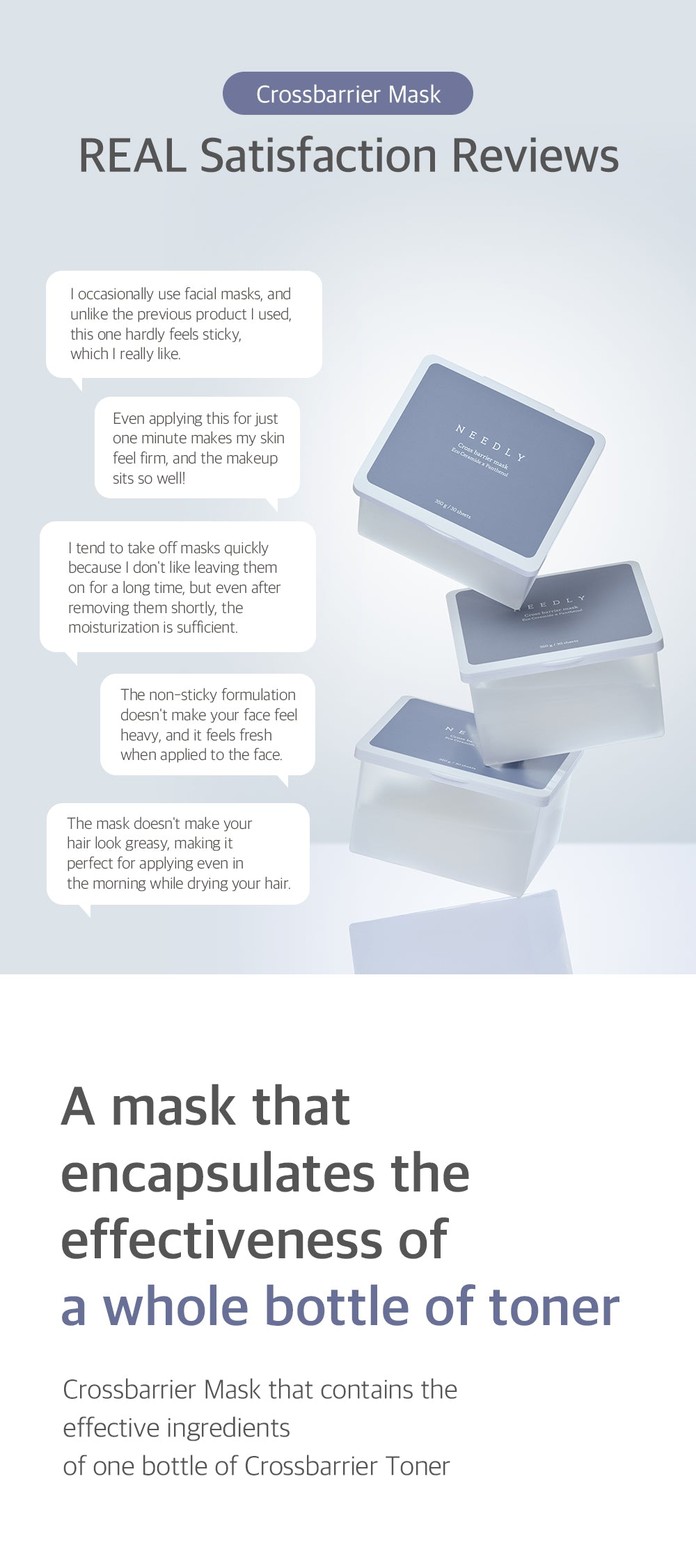 Needly Crossbarrier Mask 30 Sheets sheet mask image 5