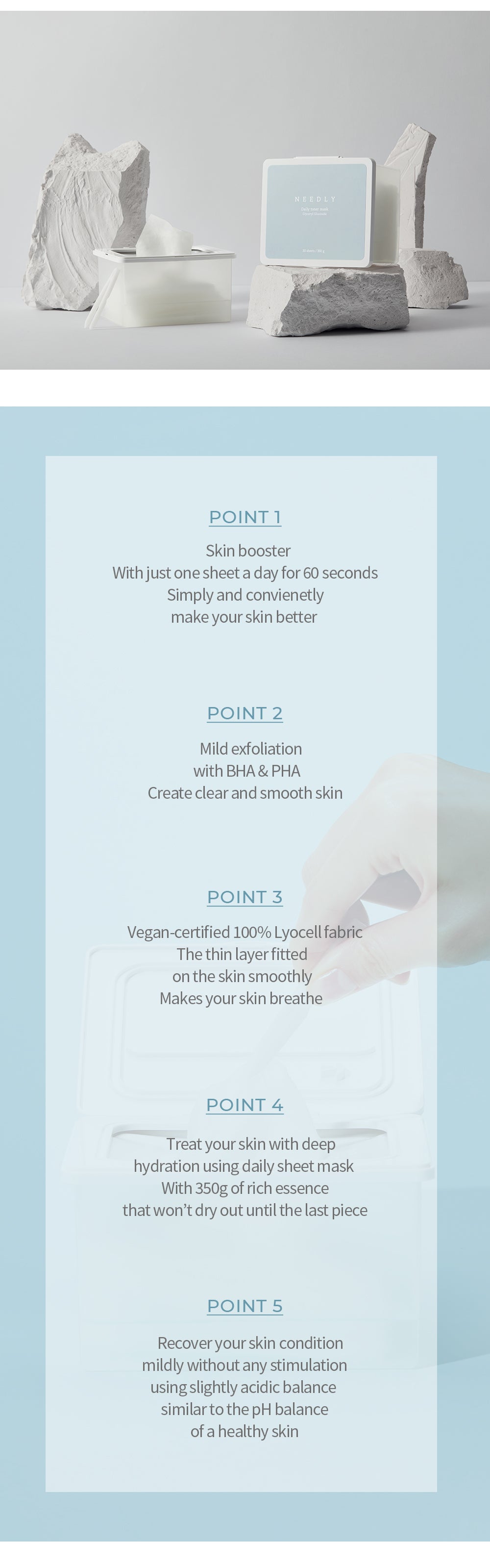 Needly Daily Toner Mask Pack 30 Sheets sheet mask image 4