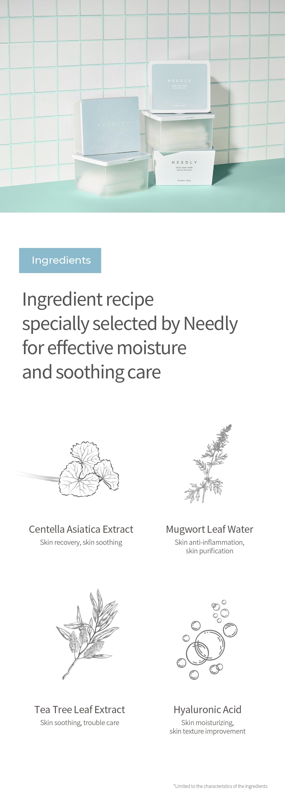 Needly Daily Toner Mask Pack 30 Sheets sheet mask image 6