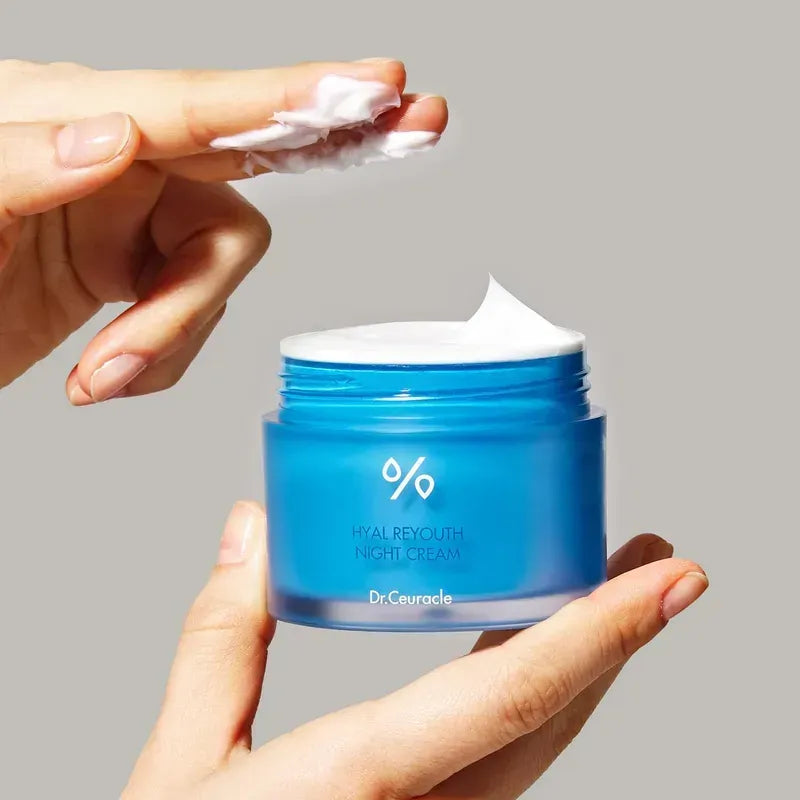 Dr.Ceuracle Hyal Reyouth Night Cream 60g cream texture and jar