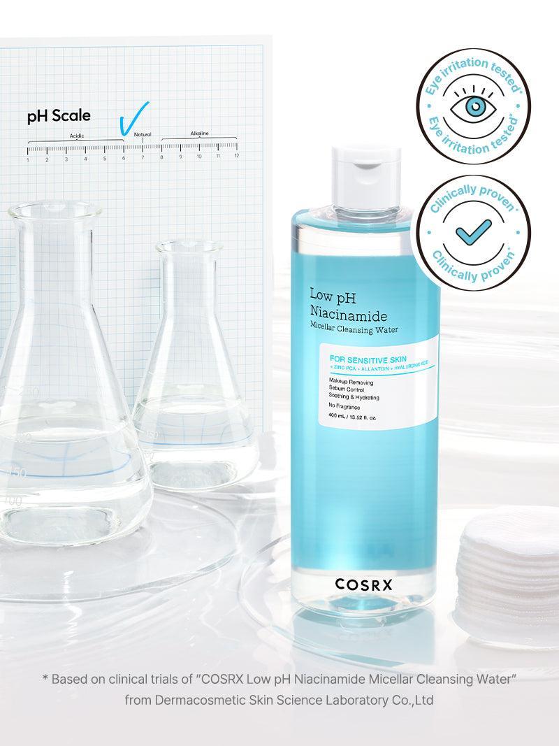 COSRX Low pH Niacinamide Micellar Cleansing Water 400ml — product detail image 2