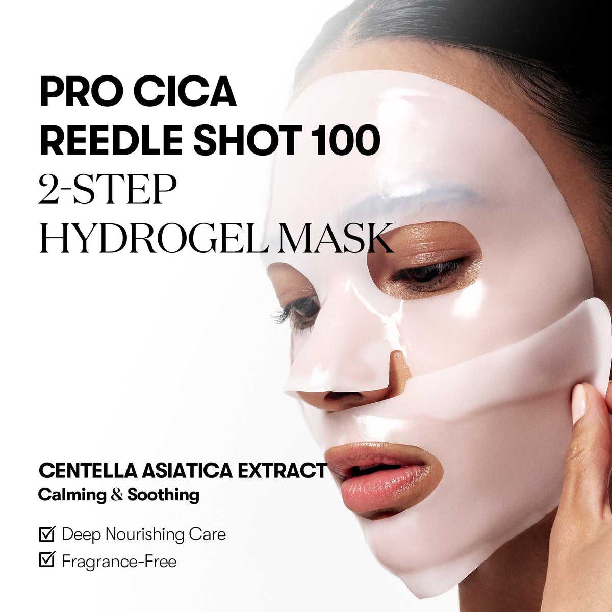 VT Cosmetics PRO CICA Reedle Shot 100 2STEP Hydrogel Mask - official product image 4