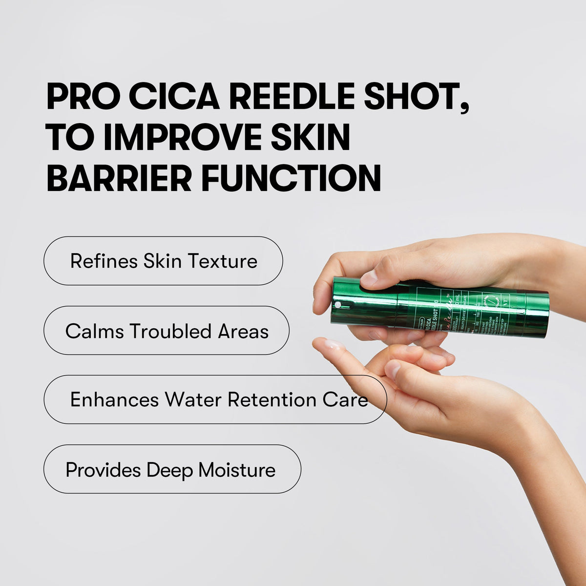 VT Cosmetics PRO CICA Reedle Shot 100 50ml - official product image 4