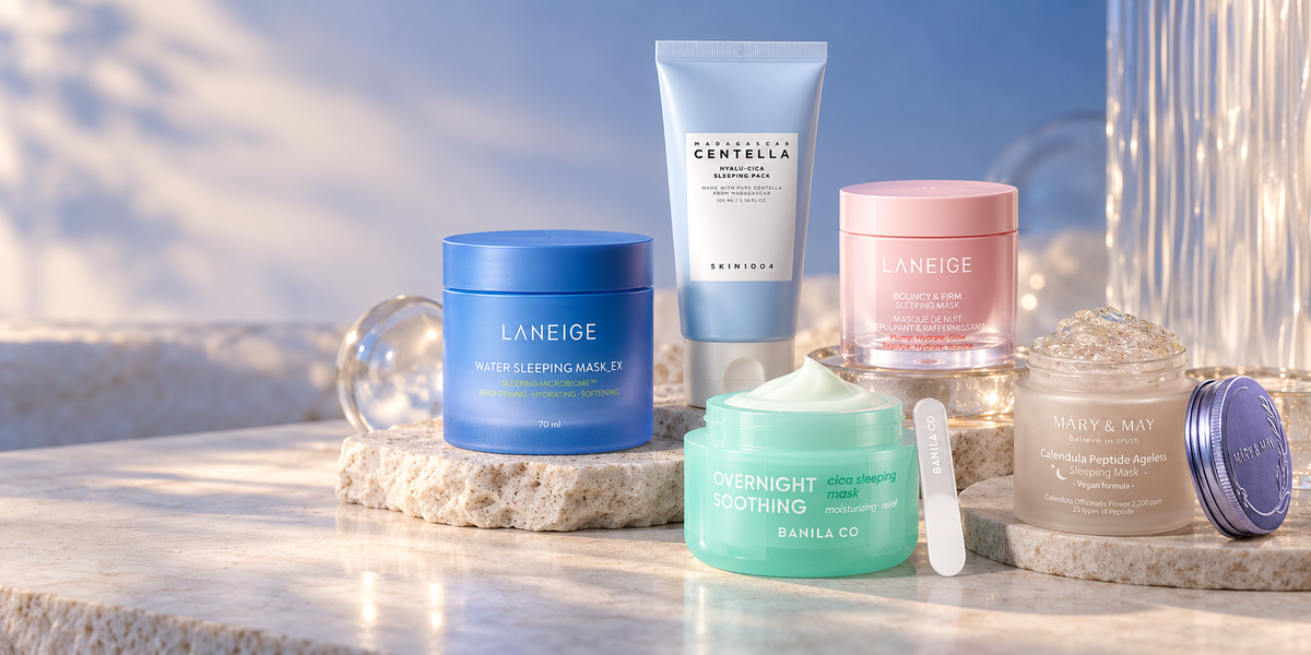 Best Korean Sleeping Masks for Overnight Hydration: 6 Products Compared