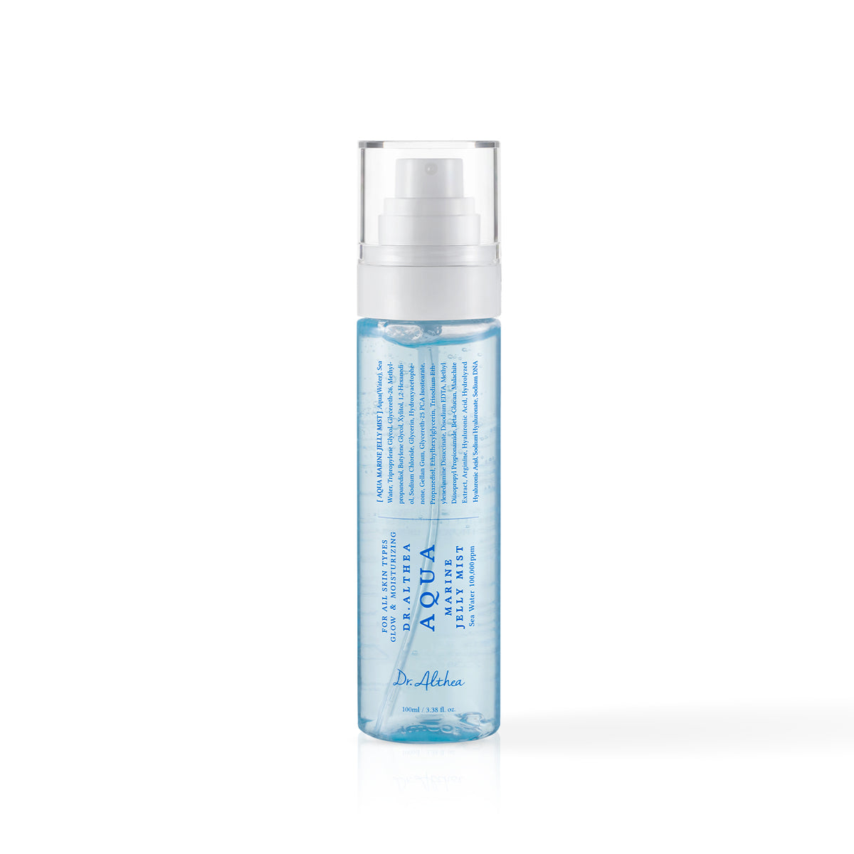 Bästa koreanska ansiktsmister för torr, stram hud och för att fräscha upp makeupen i Europa: 6 jämförda — Dr.Althea Aqua Marine Jelly Mist 100ml