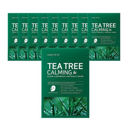 SOME BY MI TEA TREE CALMING AMPOULE MASK X 10EA — official product image 1