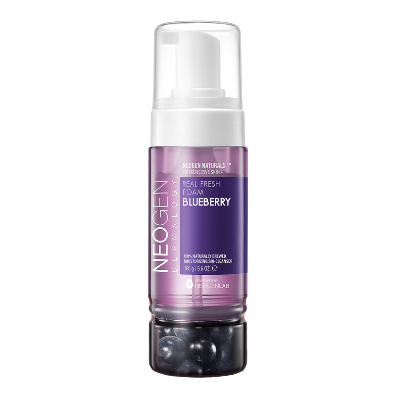 Neogen Real Fresh Foam Cleanser Blueberry 160g — Neogen official product image