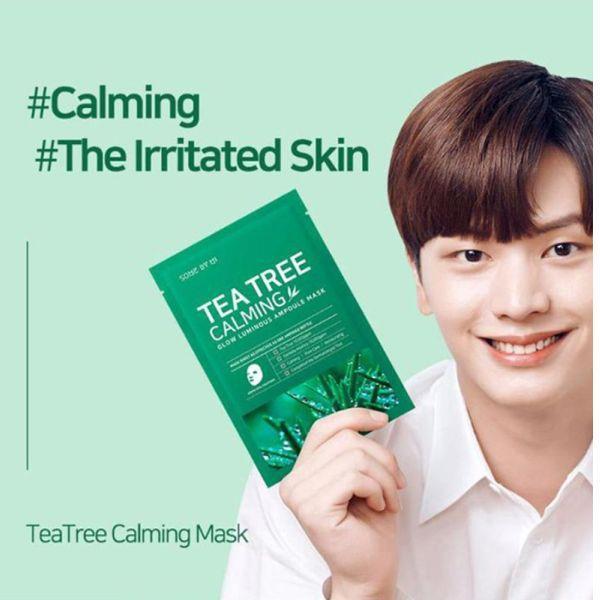 SOME BY MI TEA TREE CALMING AMPOULE MASK X 10EA — official product image 3