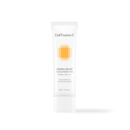 CellFusionC Derma Relief Sunscreen 100 SPF50+/PA++++ 50ml — product photo