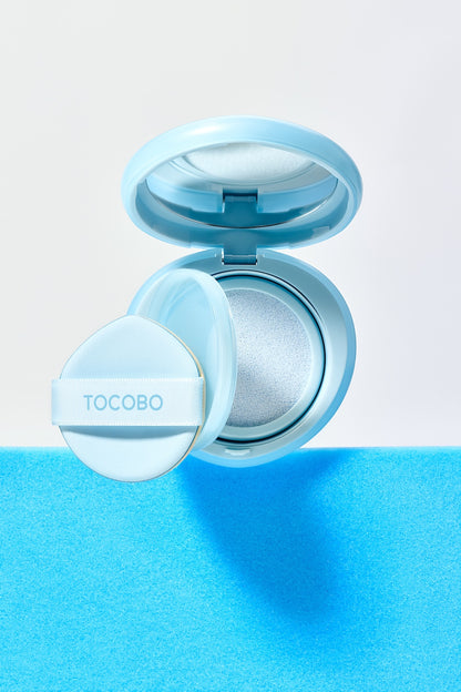 TOCOBO Blur Finish Sun Cushion 01 COTTON BLUE 13g - official product image 11