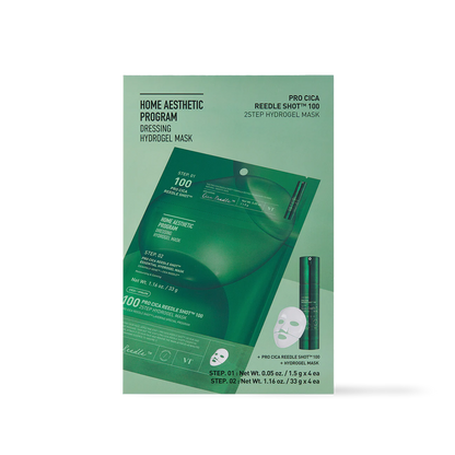 VT Cosmetics PRO CICA Reedle Shot 100 2STEP Hydrogel Mask - official product image 2