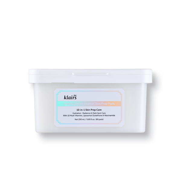 Dear Klairs Freshly Juiced Vitamin Skin Prep Pads 290 mL 80Pads — product photo