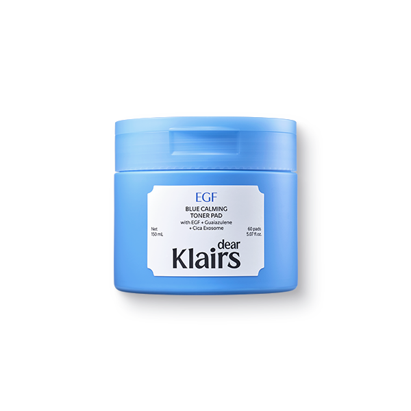 Dear Klairs EGF Blue Calming Toner Pad 150 ml 60 Pads — product photo