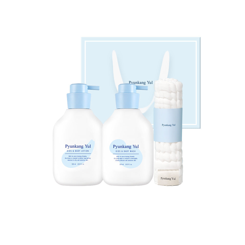 Pyunkang Yul Kids &amp; Baby Line Gift Set 590ml*2+guaze official product gallery image 2