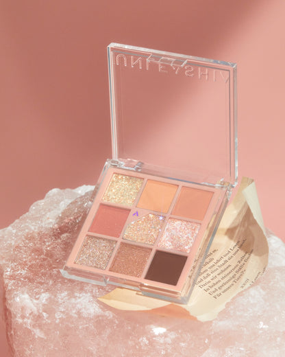 UNLEASHIA Glitterpedia Eye Palette No.3 All of Coralpink 6.6g - official product image 3