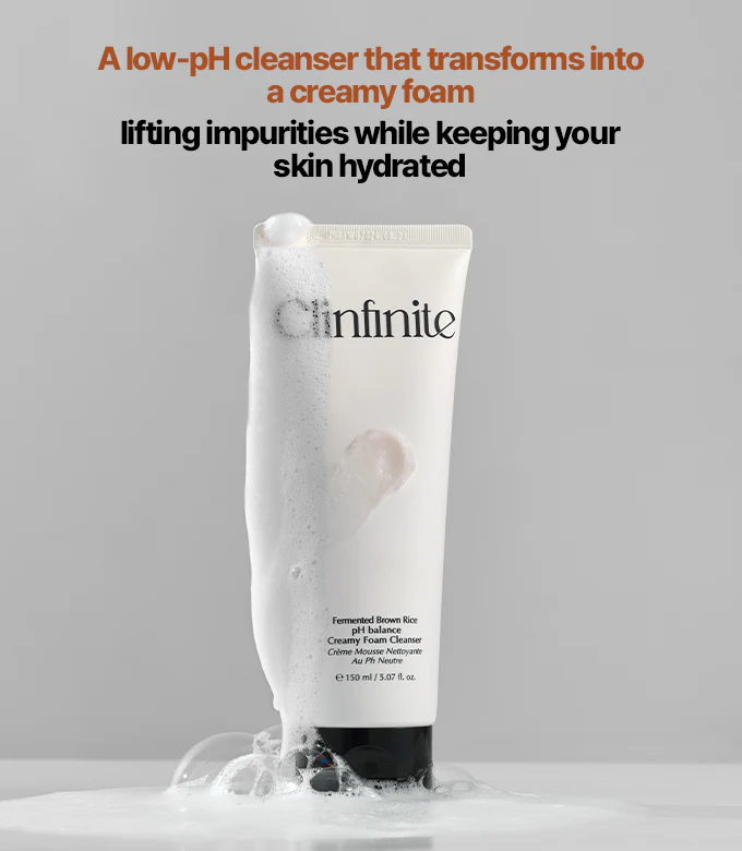 Clinfinite Fermented Rice Mild Acidic Creamy Foam Cleanser 150ml product image 4
