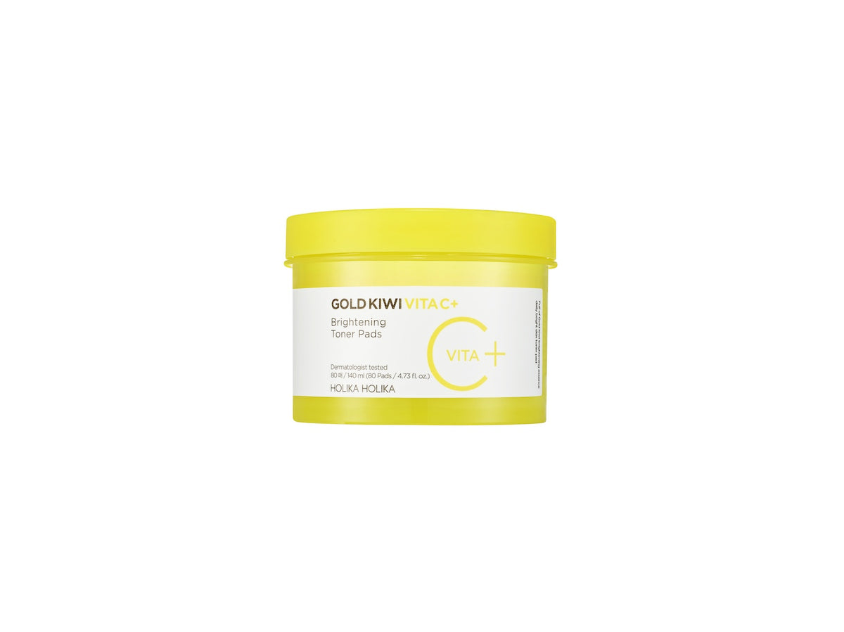 Holika Holika Gold Kiwi Vita C Plus Brightening Toner Pad 80pcs – official product image 2