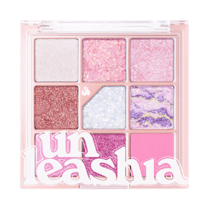 UNLEASHIA Glitterpedia Eye Palette No.9 All of Pink Glitter 6.9g - official product image 2
