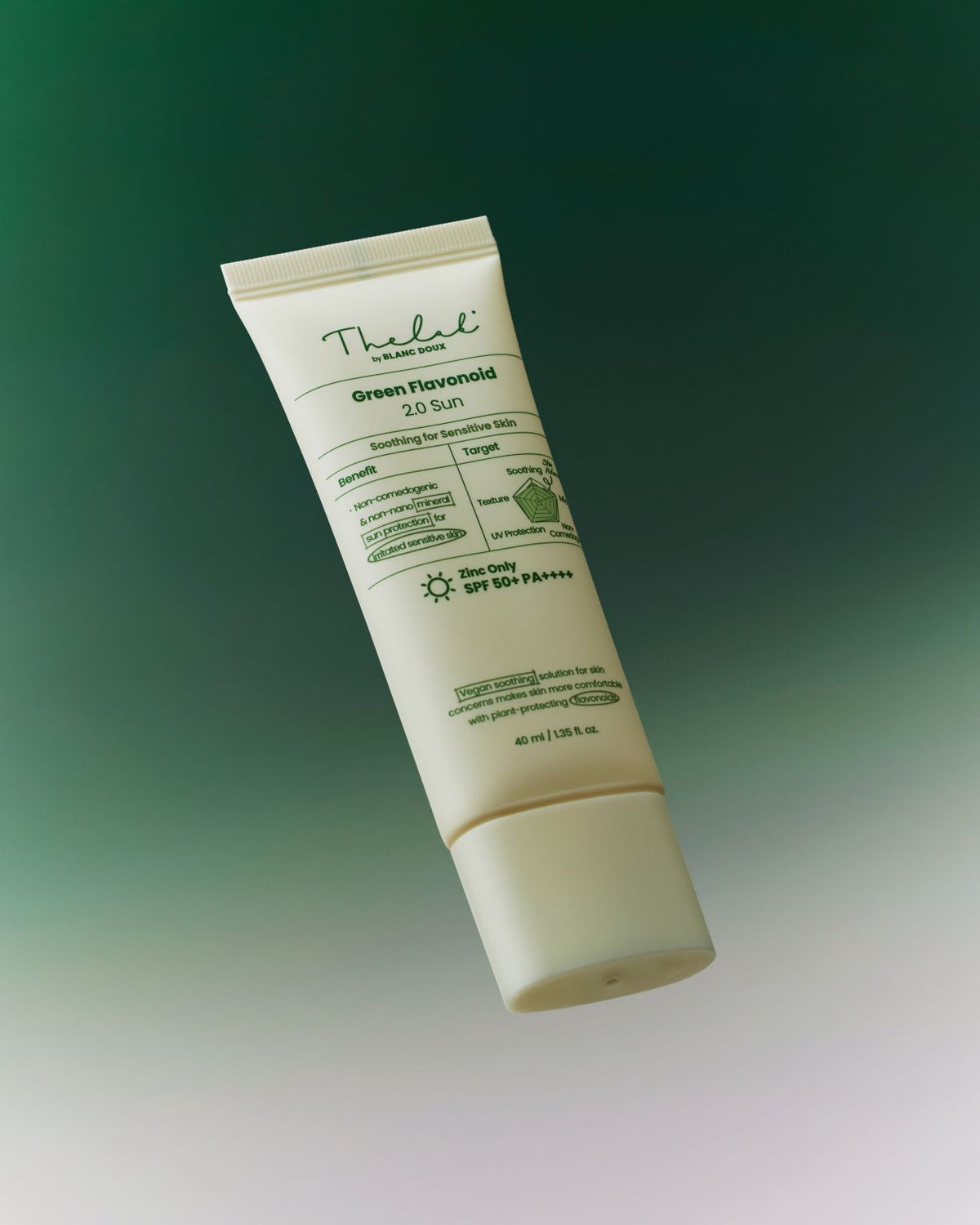 THE LAB by blanc doux Green Flavonoid 2.0 Sun 40ml — official product image 5