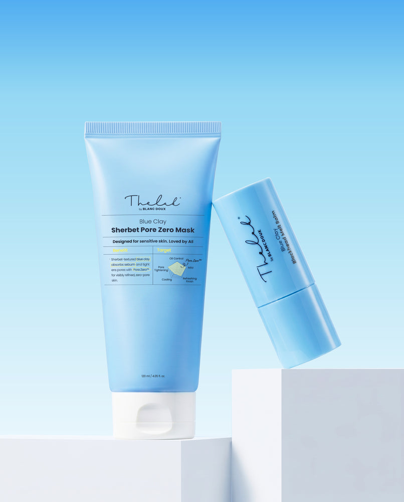 THE LAB by blanc doux BlueClay Sherbet Pore Zero Mask 120ml — official product image 8