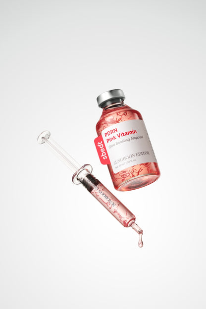 SUNGBOON EDITOR PDRN Pink Vitamin Glow Boosting Ampoule 40ml — official product image 5